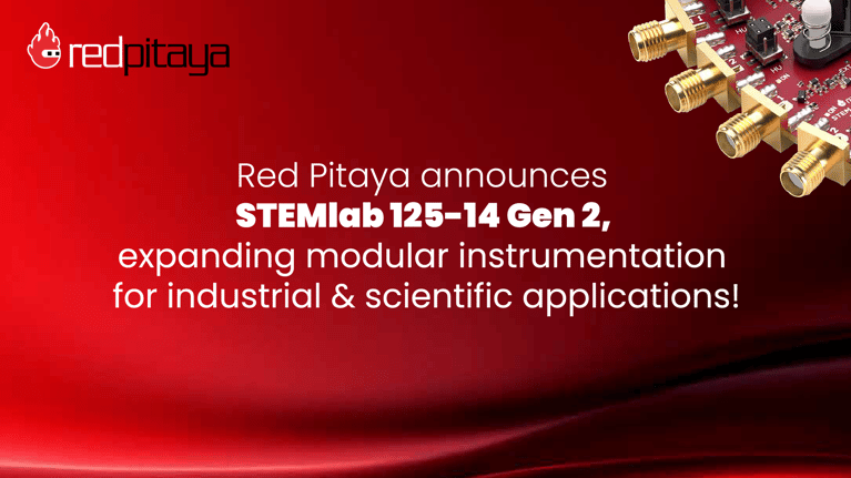 Red Pitaya announces STEMlab 125-14 Gen 2, expanding modular instrumentation for industrial and scientific applications