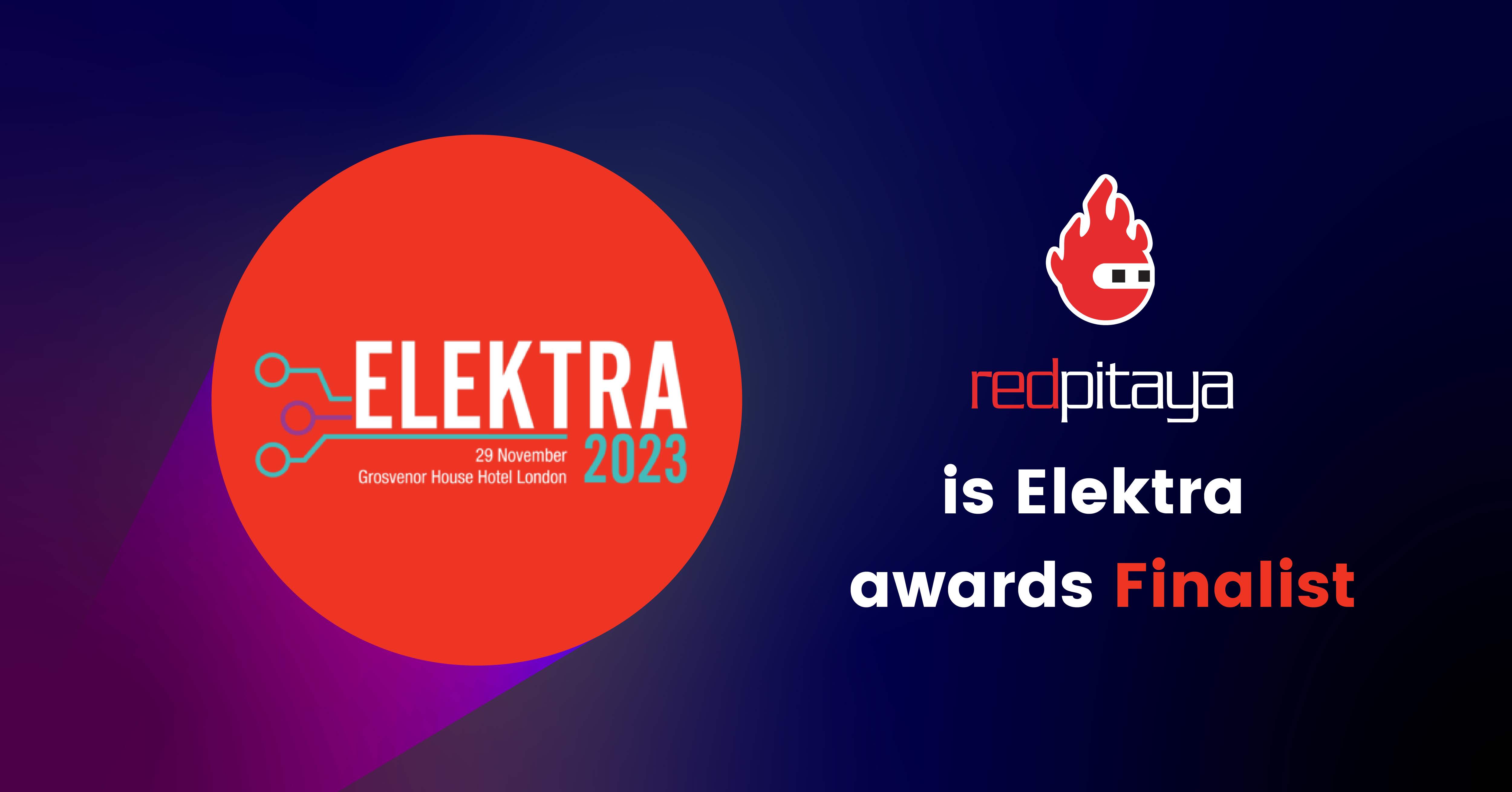 We are finalists in the Elektra Awards 2023
