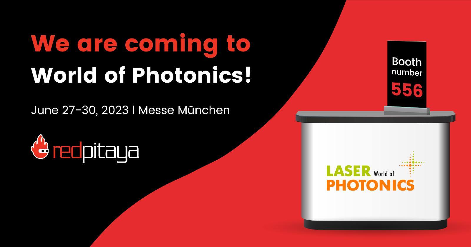 We are Coming to Laser World of Photonics 2023