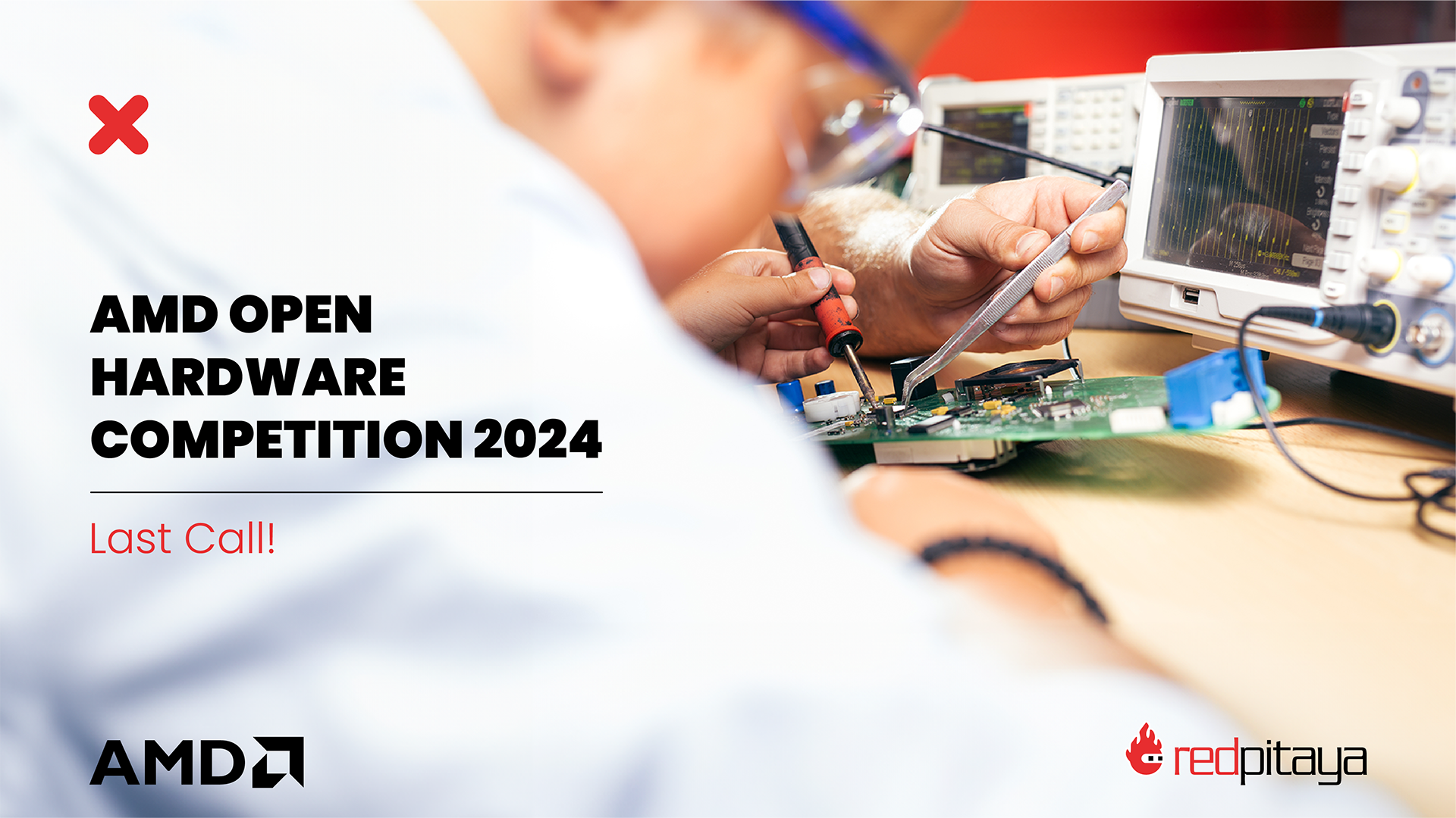 Unleash your creativity in the AMD Open Hardware Competition 2024 with Red Pitaya